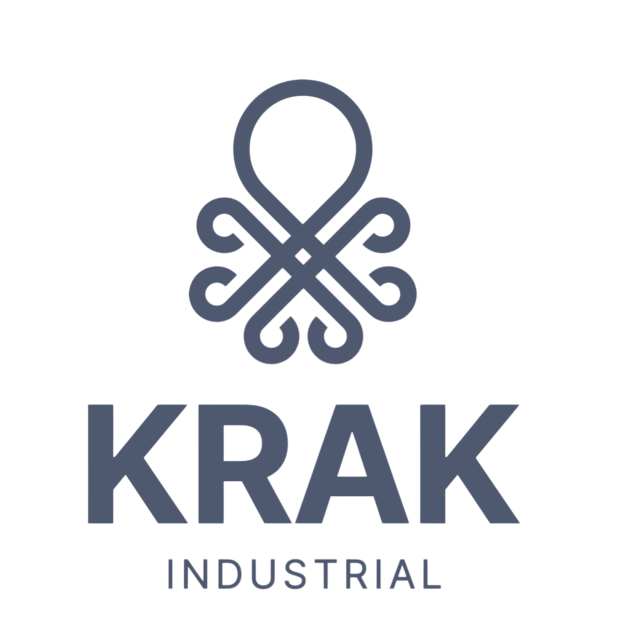 Logo krak industrial navy